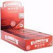 ELEMENT'S RED 1 1/4 SIZE SLOW BURN HEMP PAPERS