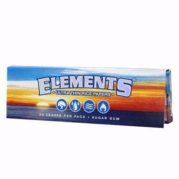 Elements Single Wide Single Window Ultra Thin Rice Rolling Papers