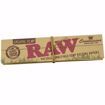 RAW ORGANIC HEMP CONNOISSEUR KING SIZE SLIM NATURAL UNREFINED ROLLING PAPERS + TIPS