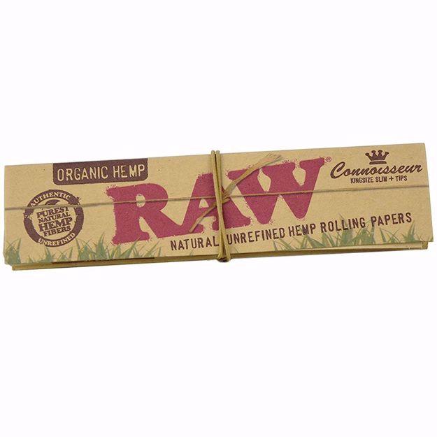 RAW Classic Connoisseur - King Size Rolling Papers with Tips