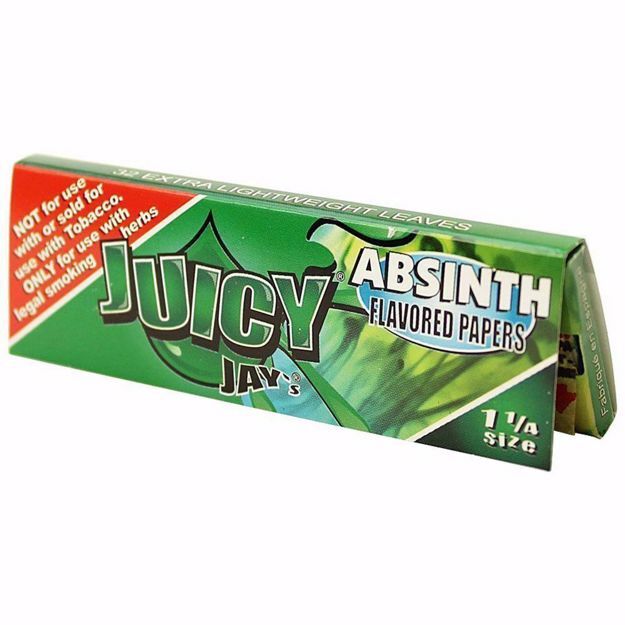 JUICY JAY'S 1 1/4 SIZE ABSINTH FLAVORED ROLLING PAPERS