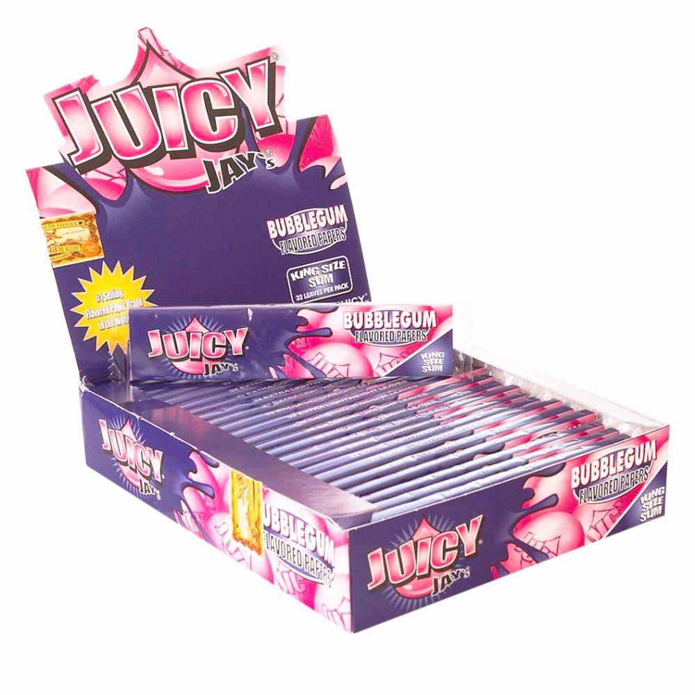 JUICY JAY'S KING SIZE BUBBLE GUM FLAVORED ROLLING PAPERS Rolling Ace