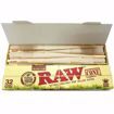 RAW ORGANIC HEMP KING SIZE PREROLLED CONES - 32 PACK