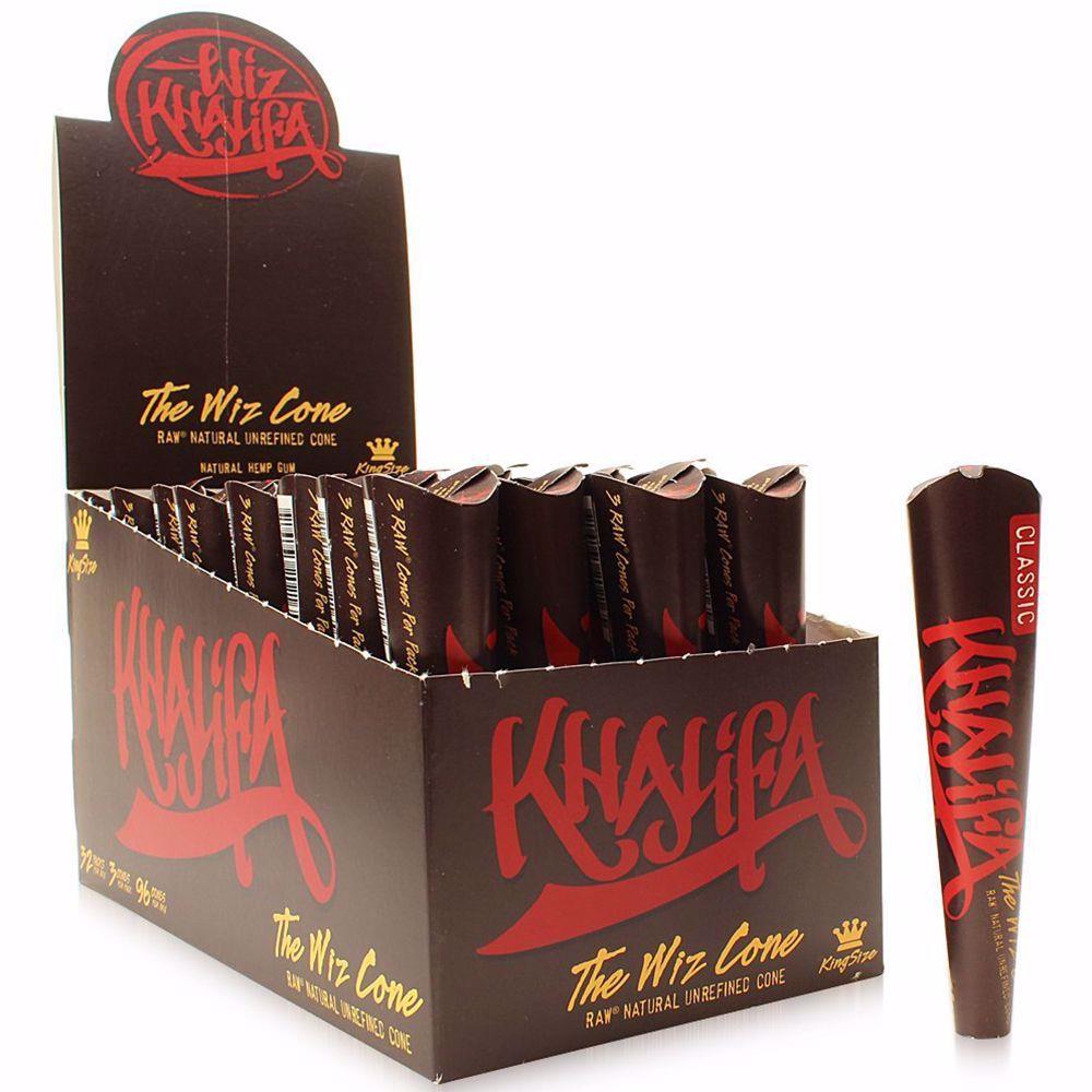SmokyJoy 50 Pack King Size Cones - Pre Rolling Rolled Preroll Papers with Filter Tips and Packing Tubes Included