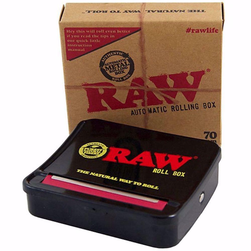 Raw Automatic Rolling Box 70mm • Single Wide Rolling Ace