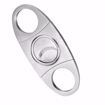 DOUBLE BLADE CIGAR CUTTER WITH DOUBLE LOOP