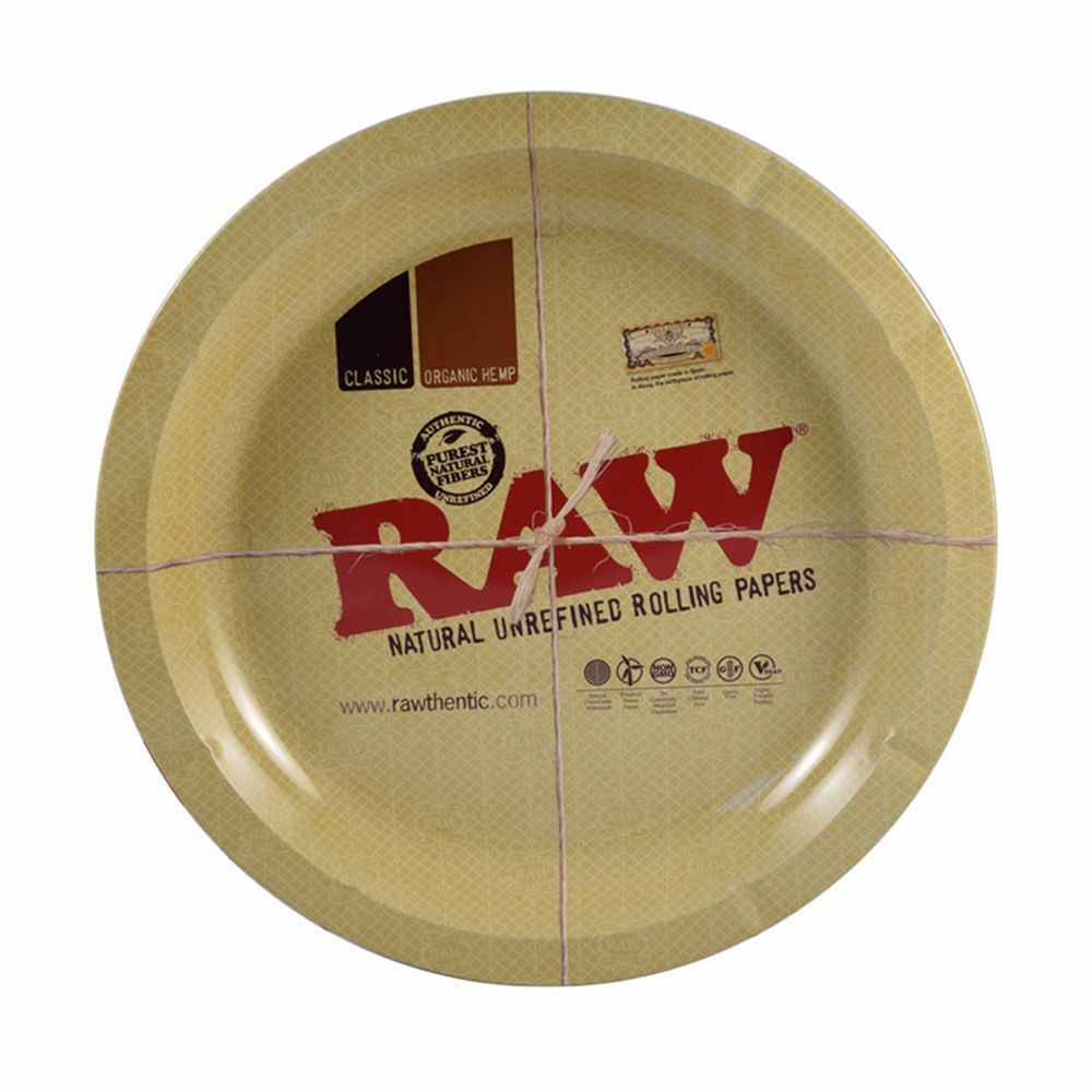 RAW Gift Set Classic Metal Rolling Tray With Assorted RAW Papers &  Accessories