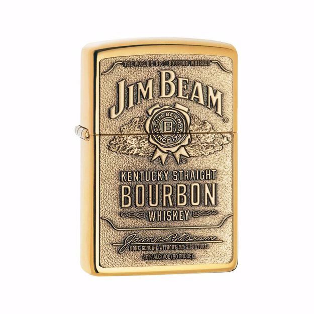 JIM BEAM BRASS ZIPPO 254BJB.929 LIGHTER