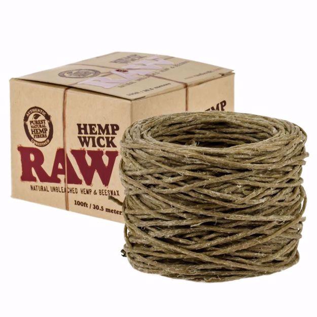 RAW Hemp Wick Roll (Available in 3m or 6m length) Natural