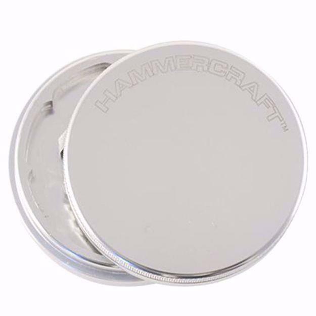 HAMMERCRAFT 2 PIECE LOGO ALUMINUM GRINDERS - LARGE 2.5" SILVER