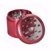 SHARPSTONE GLASS TOP GRINDER POLLINATOR MEDIUM BURGUNDY