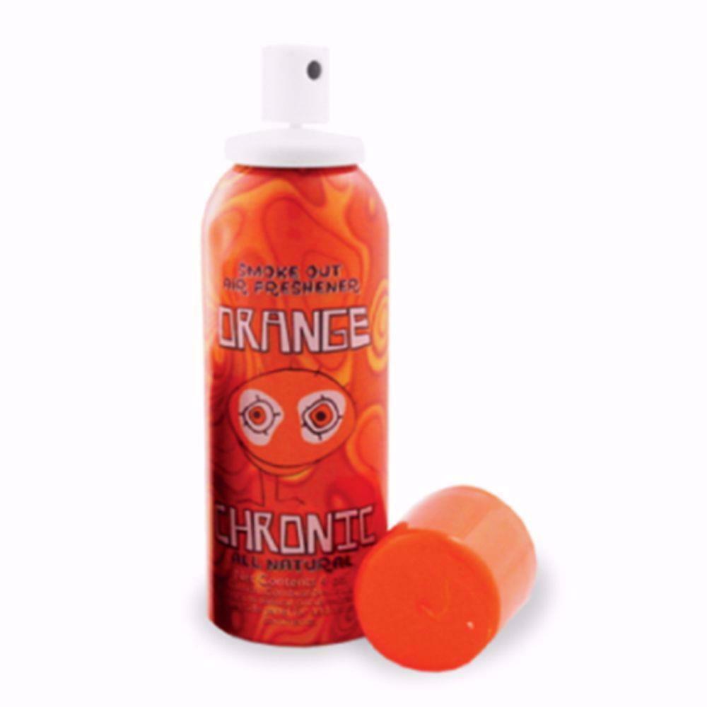 Orange Chronic 4 Oz Smoke Out Air Freshener Rolling Ace