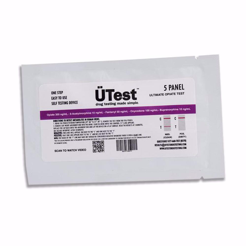 UTEST 5 PANEL ULTIMATE OPIATE TEST KIT Rolling Ace