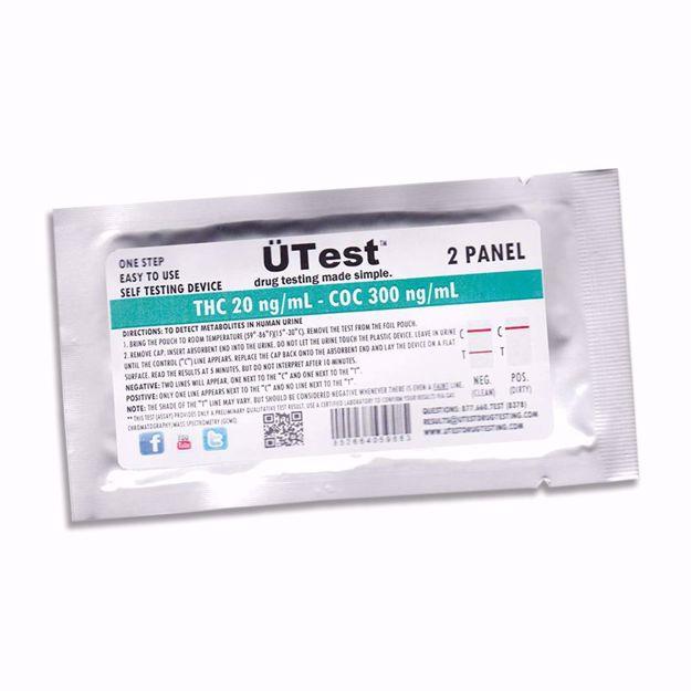 UTEST 2 PANEL KIT FOR THC & COCAINE