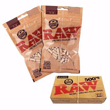 RAW CLASSIC 500's REFILL BUNDLE WITH FILTERS
