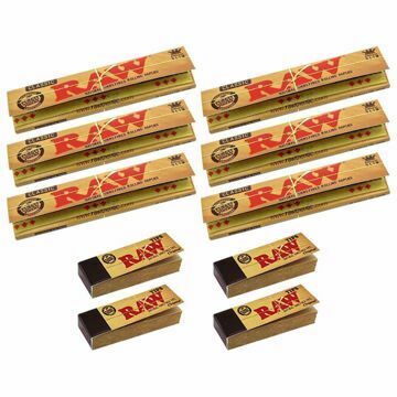 RAW CLASSIC KING SIZE REFILL BUNDLE WITH TIPS