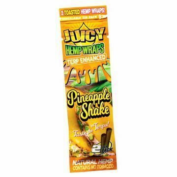 JUICY JAY'S PINEAPPLE SHAKE TERP ENHANCED HEMP WRAPS