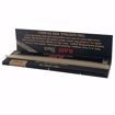 RAW BLACK INSIDE OUT KING SIZE SLIM NATURAL UNREFINED HEMP ROLLING PAPERS