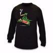 RAW SMOKING IGUANA BLACK LONG SLEEVE T-SHIRT