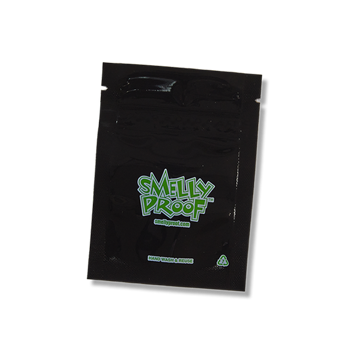 SMELLY PROOF XX-SMALL BLACK STORAGE BAGS