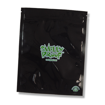 SMELLY PROOF MEDIUM BLACK STORAGE BAGS