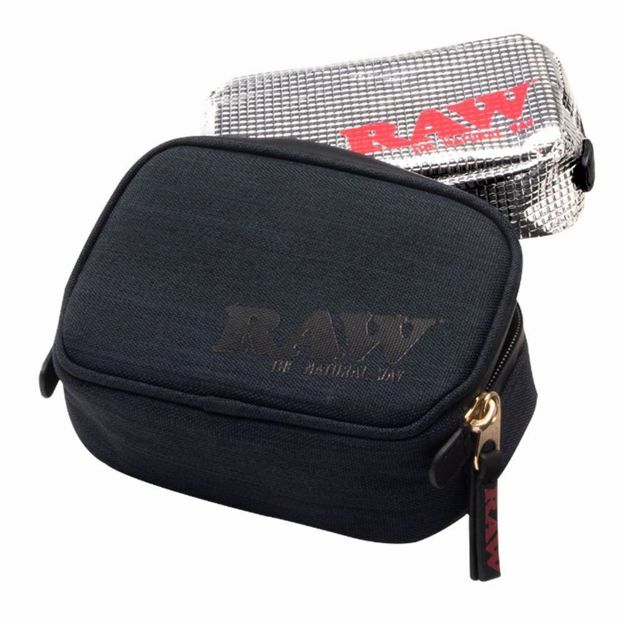 RAW SMELL PROOF SMOKERS POUCH V.2 SMALL