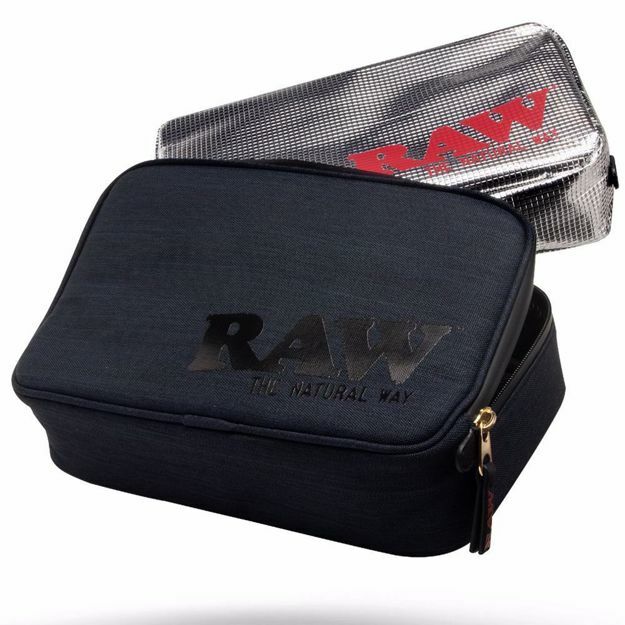 RAW SMELL PROOF SMOKERS POUCH V.2 LARGE
