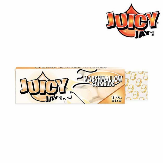 JUICY JAY'S 1 1/4 SIZE MARSHMALLOW FLAVORED ROLLING PAPERS
