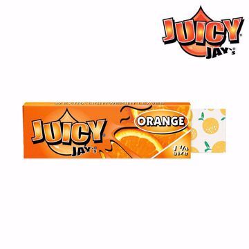 JUICY JAY'S 1 1/4 SIZE ORANGE FLAVORED ROLLING PAPERS
