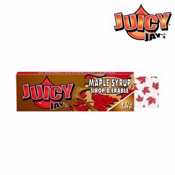 JUICY JAY'S 1 1/4 SIZE MAPLE SYRUP FLAVORED ROLLING PAPERS