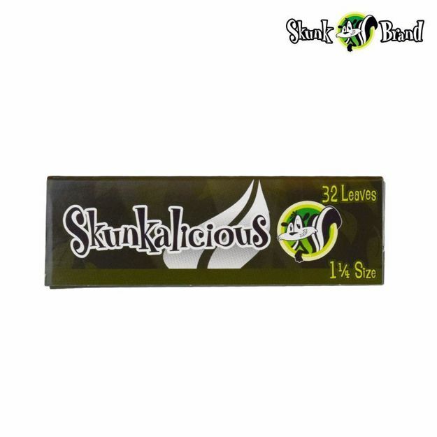 SKUNK 1 1/4 SIZE SKUNKALICIOUS FLAVORED ROLLING PAPERS