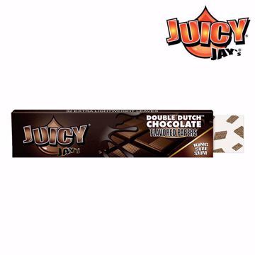 JUICY JAY'S KING SIZE DOUBLE DUTCH CHOCOLATE FLAVORED ROLLING PAPERS	