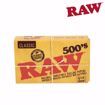 RAW CLASSIC 1 1/4 SIZE 500's NATURAL UNREFINED ROLLING PAPERS