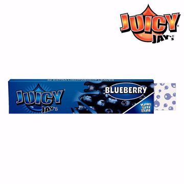 JUICY JAY'S KING SIZE BLUEBERRY FLAVORED ROLLING PAPERS	