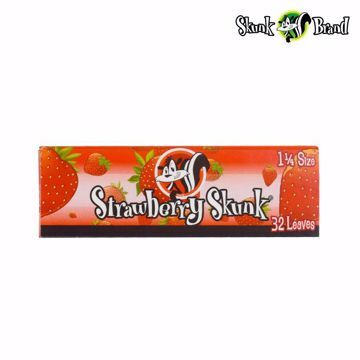 SKUNK 1 1/4 SIZE STRAWBERRY FLAVORED ROLLING PAPERS