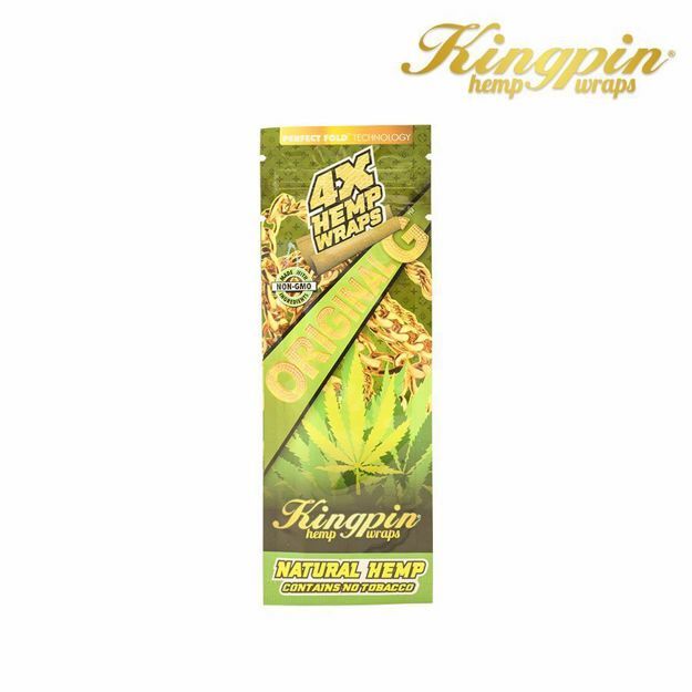 KINGPIN ORIGINAL HEMP WRAPS 4X	