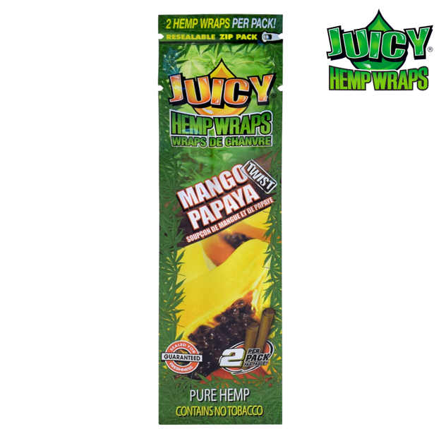 JUICY JAYS MANGO PAPAYA TWIST HEMP WRAPS	