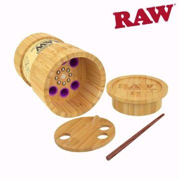 RAW BAMBOO 1 1/4 SIZE SIX SHOOTER VARIABLE QUANTITY CONE FILLER